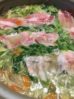創味シャンタンで野菜たっぷり!豚シャン鍋-レシピのメイン写真