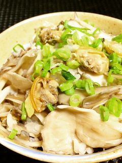 免疫力強化☆あさりと舞茸の炊き込みご飯♡-レシピのメイン写真