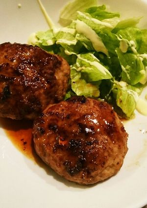 もやしてりやきハンバーグ-レシピのメイン写真