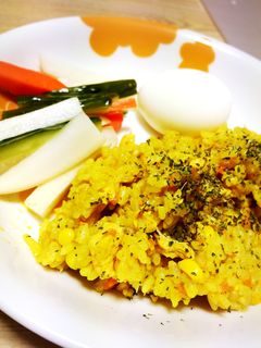 簡単!カレーピラフ@QC-レシピのメイン写真