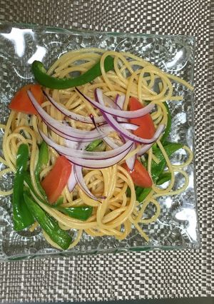 ピーマンたっぷりパスタ-レシピのメイン写真