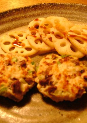 砂肝ハンバーグ　(カレー風味）-レシピのメイン写真