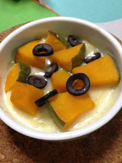 ほくほくかぼちゃで☆ココットカマン-レシピのメイン写真