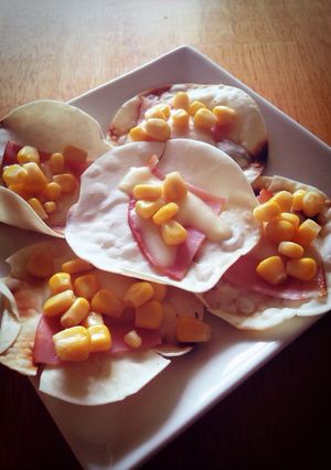 餃子の皮の朝ごはん-レシピのメイン写真