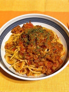 大豆のお肉でミートソース-レシピのメイン写真