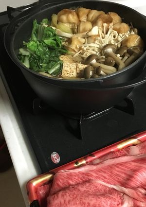 BRITAのお水でしゃぶしゃぶすき焼き-レシピのメイン写真