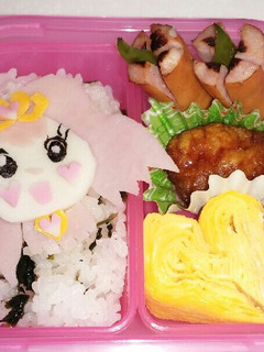 プリンセスプリキュアのパフ弁当-レシピのメイン写真