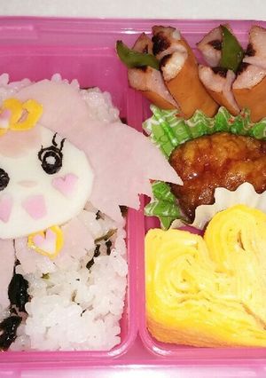 プリンセスプリキュアのパフ弁当-レシピのメイン写真