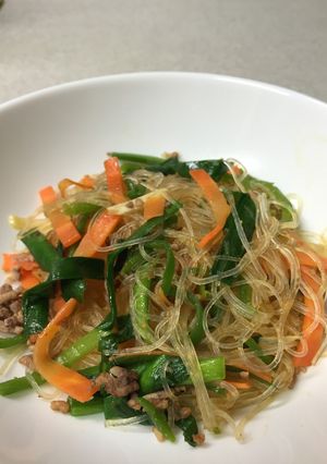 創味シャンタンDXで簡単チャプチェ-レシピのメイン写真
