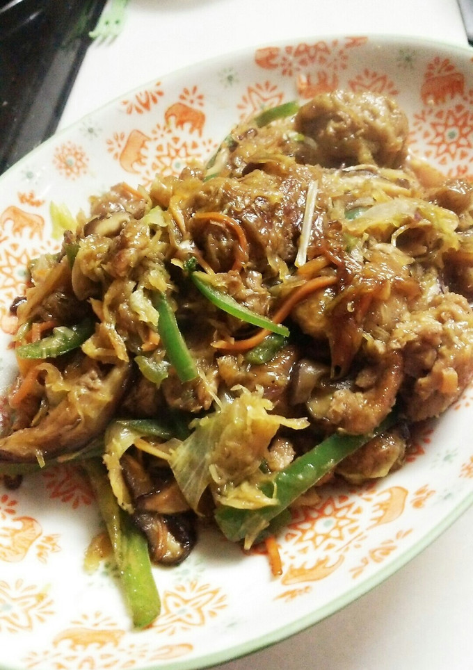 大豆肉の野菜炒め～みたらし風味～-レシピのメイン写真