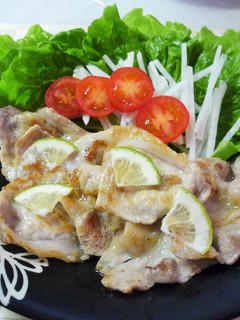 薄豚ロース肉('ω')の塩焼肉-レシピのメイン写真