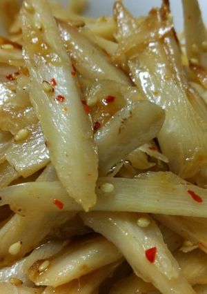 創味シャンタンで中華風きんぴら-レシピのメイン写真