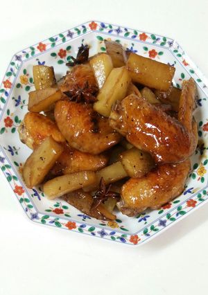本格中華の味！！大根と鶏手羽の八角煮-レシピのメイン写真