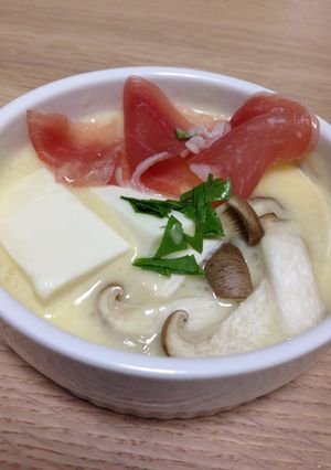 豆腐と生ハムのココットカマン-レシピのメイン写真