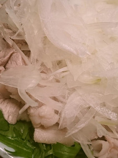 さっぱり豚しゃぶ(水菜+玉ねぎ)-レシピのメイン写真