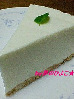 ヘルシー♪豆腐のレアチーズケーキ風-レシピのメイン写真