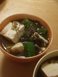 めひびとオクラと豆腐のヌルヌル和え-レシピのメイン写真