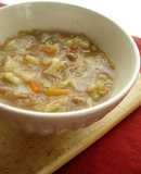 大豆のお肉簡単ミネストローネ