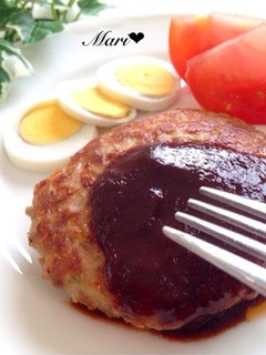 ふっくらジューシー☆いつものハンバーグ-レシピのメイン写真
