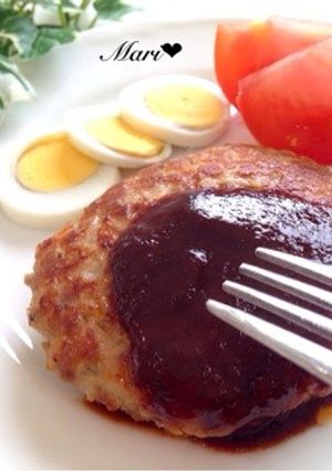 ふっくらジューシー☆いつものハンバーグ-レシピのメイン写真