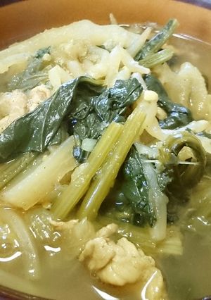 ほうれん草と白菜のスープカレー☆-レシピのメイン写真