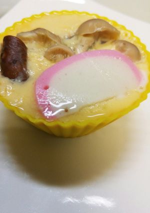 お弁当に！シリコンカップでミニ茶碗蒸し-レシピのメイン写真