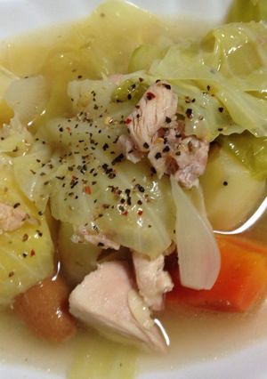 シャンタンほっこり野菜スープ-レシピのメイン写真