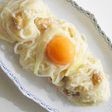 冷凍卵で新食感!ちゅうかルボナーラ