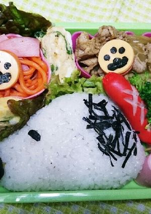 キャラ弁 スヌーピー-レシピのメイン写真