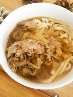 余った牛丼の具で豪華スタミナうどん-レシピのメイン写真