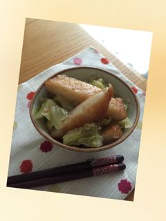美味しいキャベツと天炒め-レシピのメイン写真