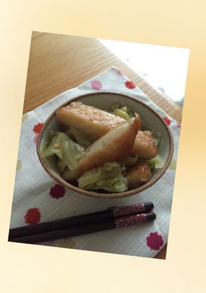 美味しいキャベツと天炒め-レシピのメイン写真