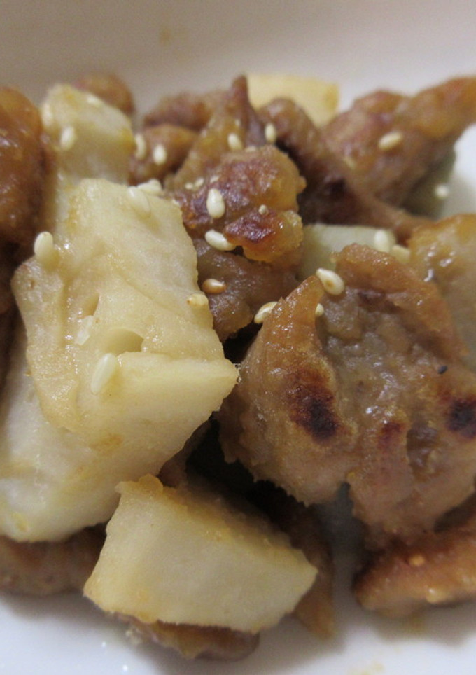 大豆のお肉とれんこんの炒めもの-レシピのメイン写真