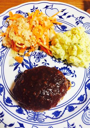 ハンバーグ-レシピのメイン写真
