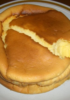ヨーグルトスフレチーズケーキ-レシピのメイン写真
