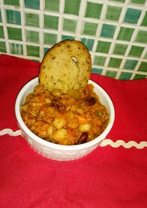 大豆のお肉で、ヘルシーチリコンカン-レシピのメイン写真