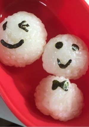 遠足に♪てるてる坊主おにぎり！-レシピのメイン写真