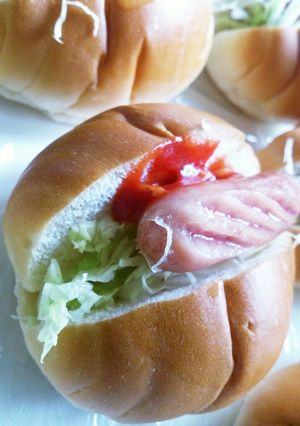 レンジでチンだけミニドッグ♪-レシピのメイン写真