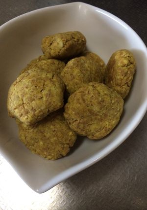 糖質制限！ふすまカレーチーズクッキー-レシピのメイン写真