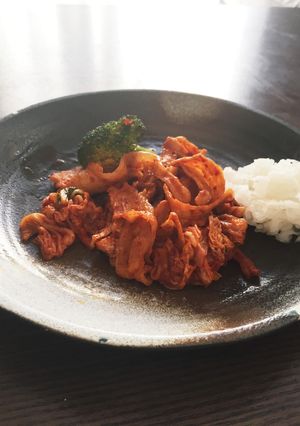 豚バラキムチ炒め 豚キム-レシピのメイン写真