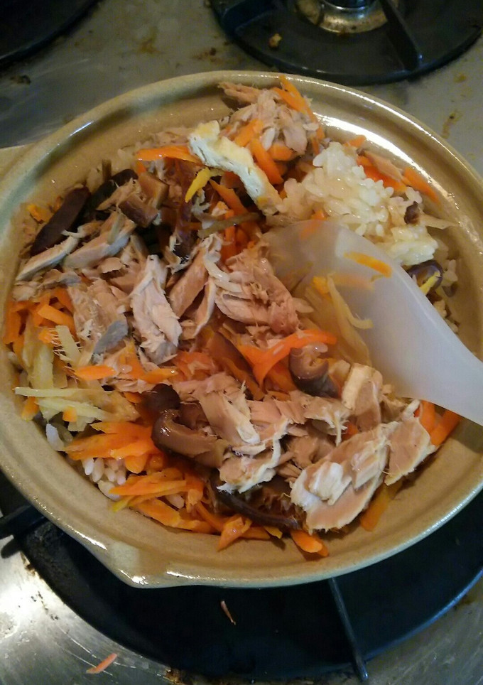 一人用土鍋で炊き込みご飯-レシピのメイン写真