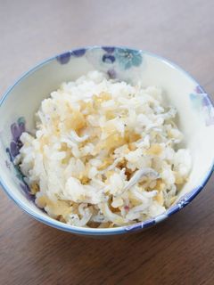 れんこん(漬物)としらす干しの混ぜご飯-レシピのメイン写真