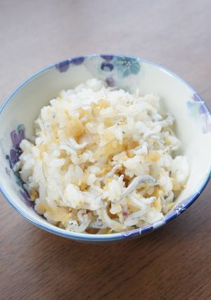 れんこん（漬物）としらす干しの混ぜご飯-レシピのメイン写真
