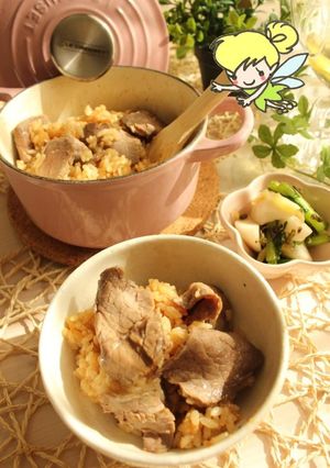 肉好きさんのローストビーフの炊き込みご飯-レシピのメイン写真