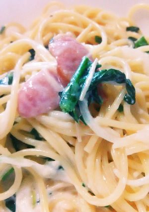 簡単！クリームパスタ-レシピのメイン写真