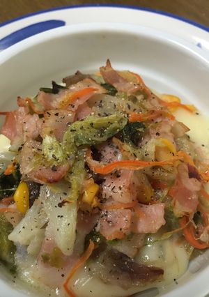 簡単！サラダ用カット野菜でココットカマン-レシピのメイン写真