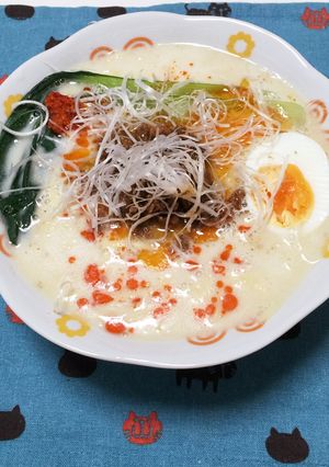 糖質0麺で豆乳担々麺-レシピのメイン写真