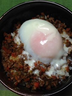 ヘルシー♪大豆の肉そぼろ丼-レシピのメイン写真