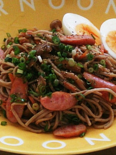 蕎麦とわさびタレの和風パスタ-レシピのメイン写真