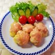 エビで巻くパストラミハム♪エビマヨ風